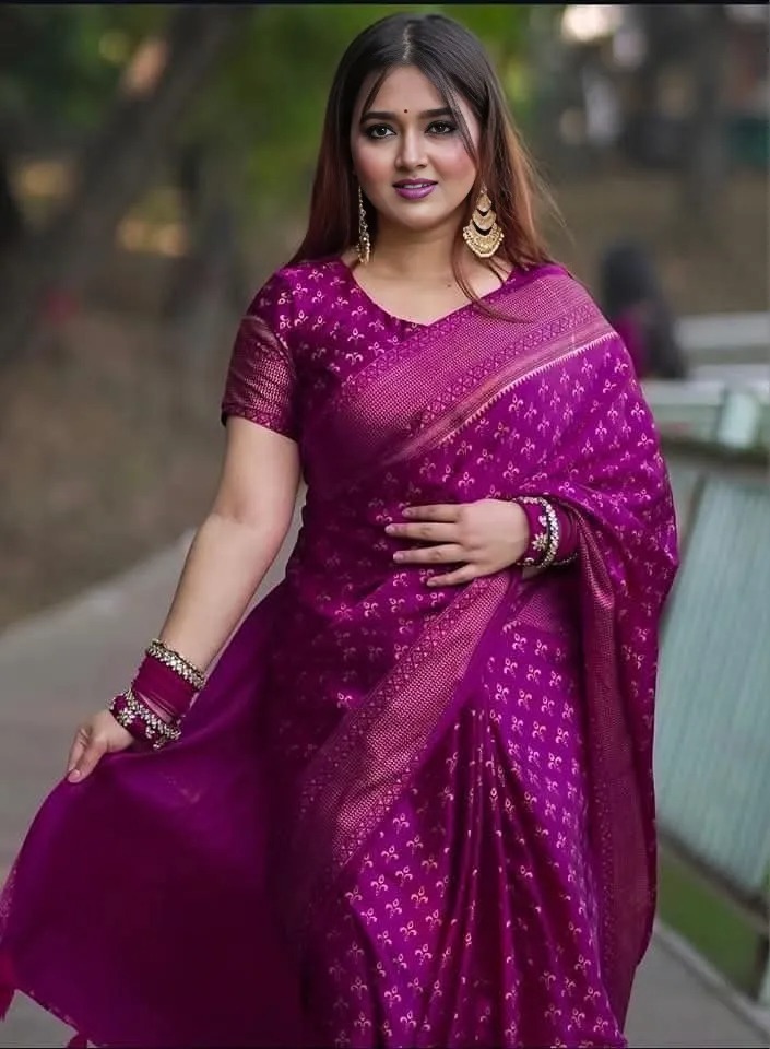 জাপানি সিল্ক স্কিন প্রিন্ট শাড়ি