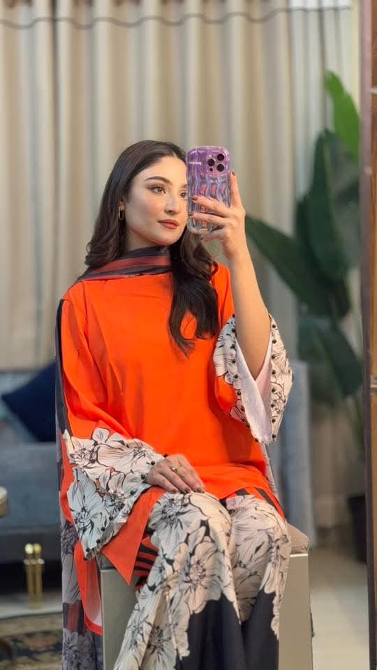 ডিজিটাল প্রিন্ট থ্রি পিস